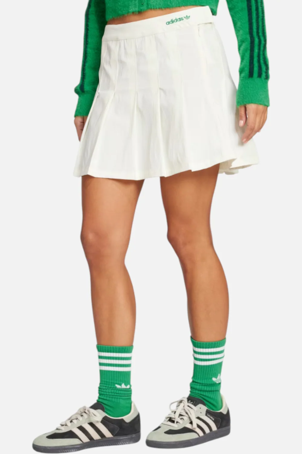 Adidas Women's Pleated Skirt in Off White