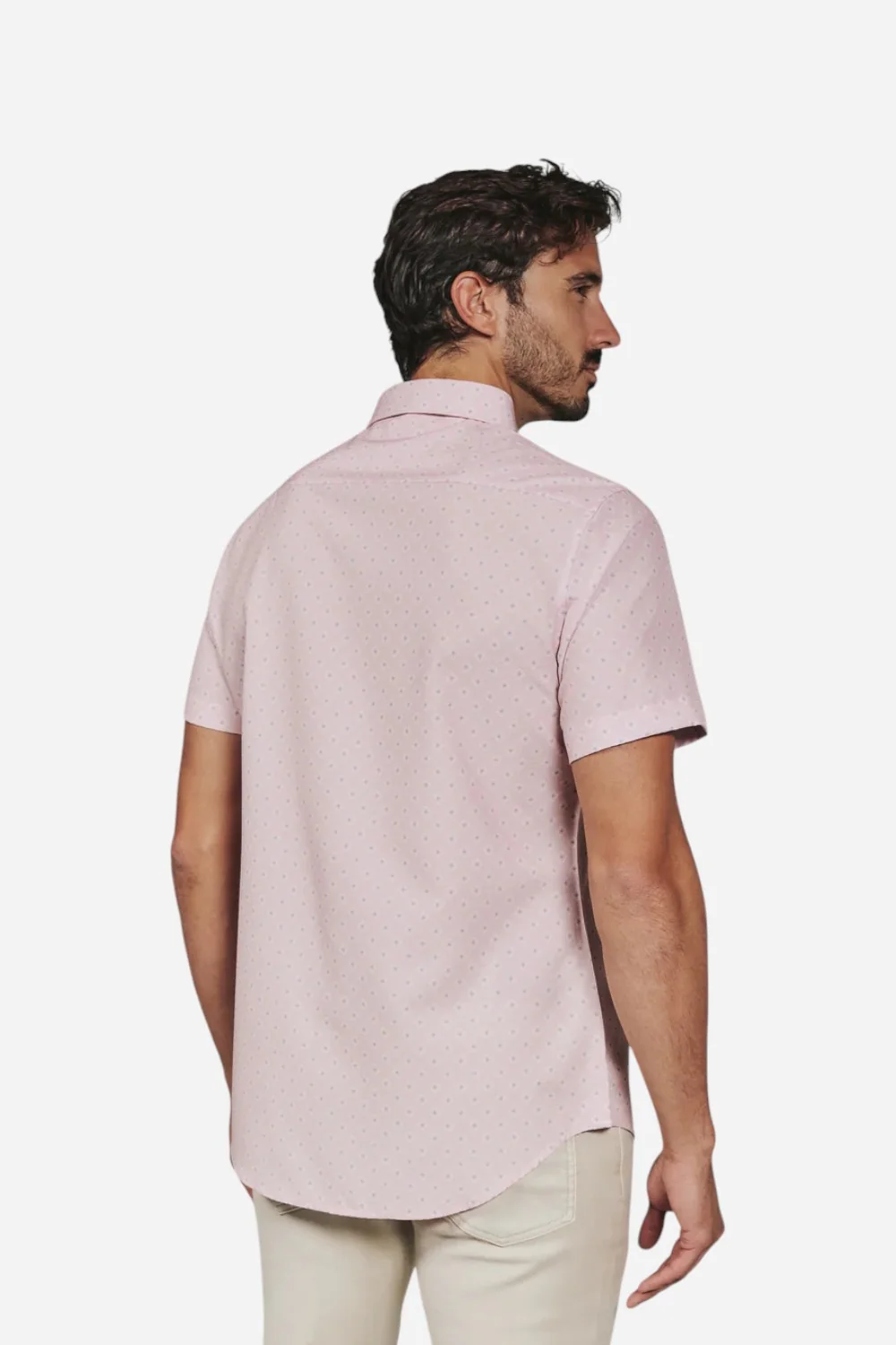 7 Diamonds Kanan Short Sleeve Shirt in Rose - Image 3
