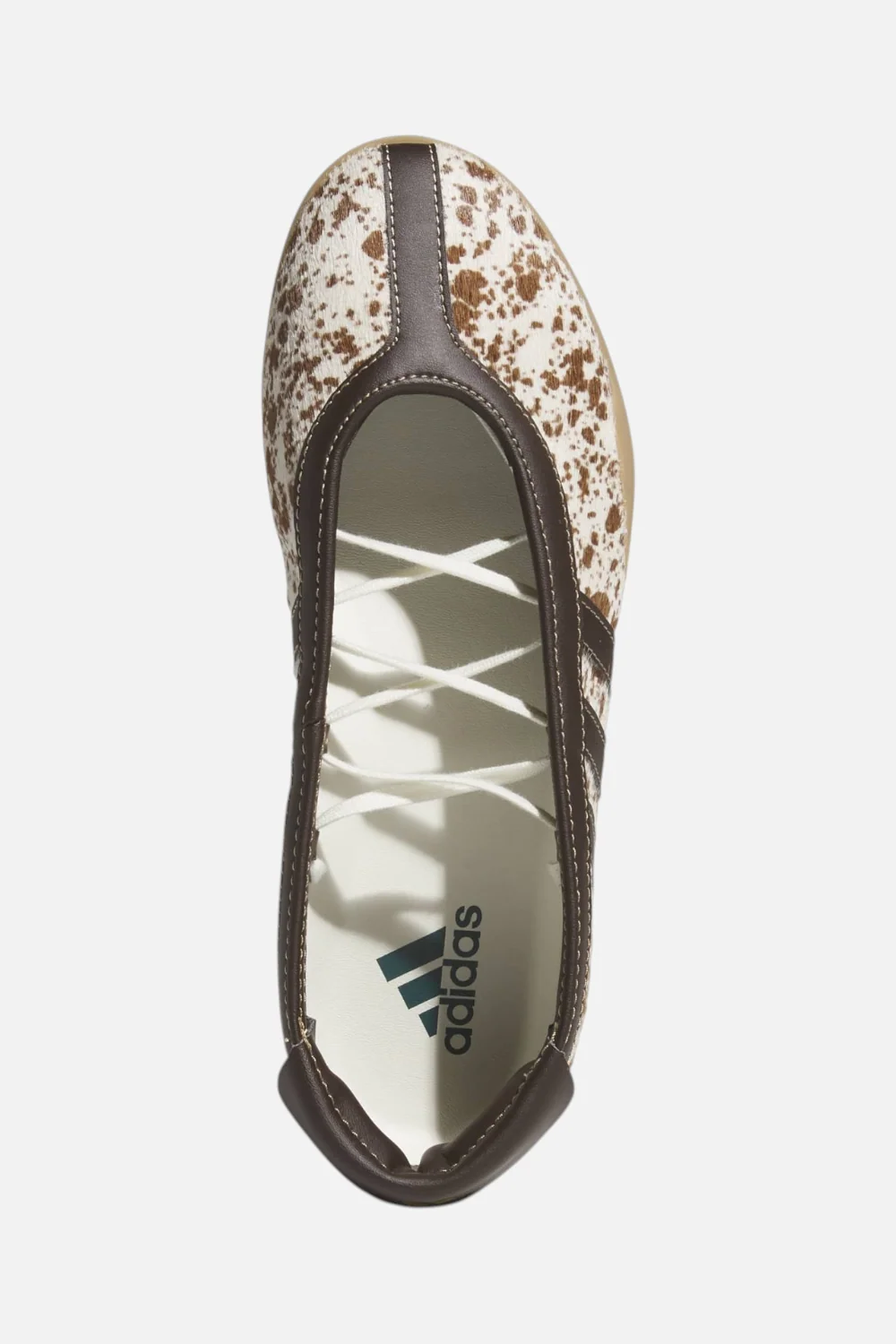 Adidas Taekwondo Mei Ballet in Off White & Dark Brown - Image 3