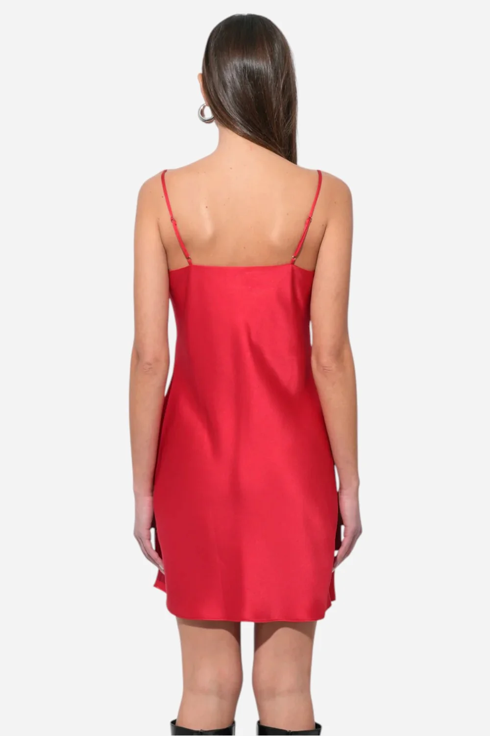 Adelyn Rae Kia Satin Mini Dress with Bows - Image 4