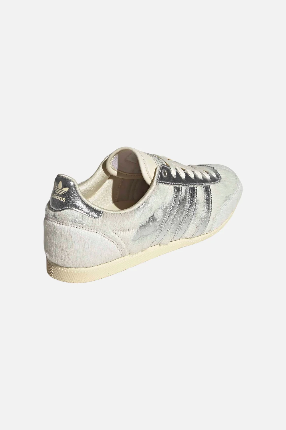 Adidas Japan Women's Sneaker in Cream White & Silver - Image 9