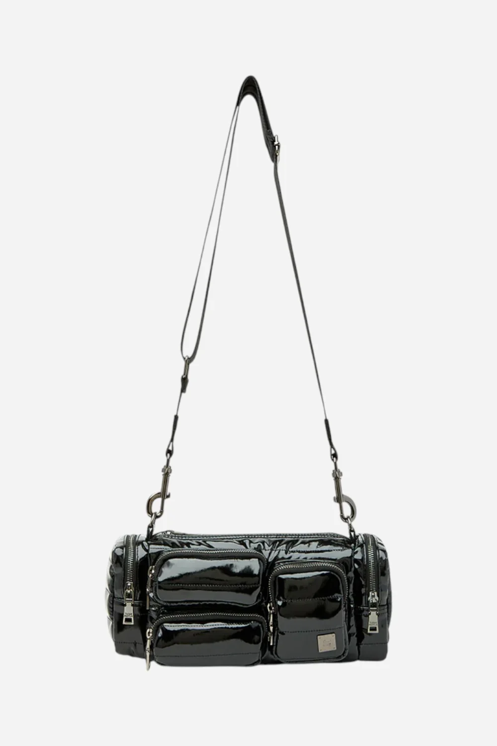 Think Royln Lady Cargo in Black Patent - Image 3