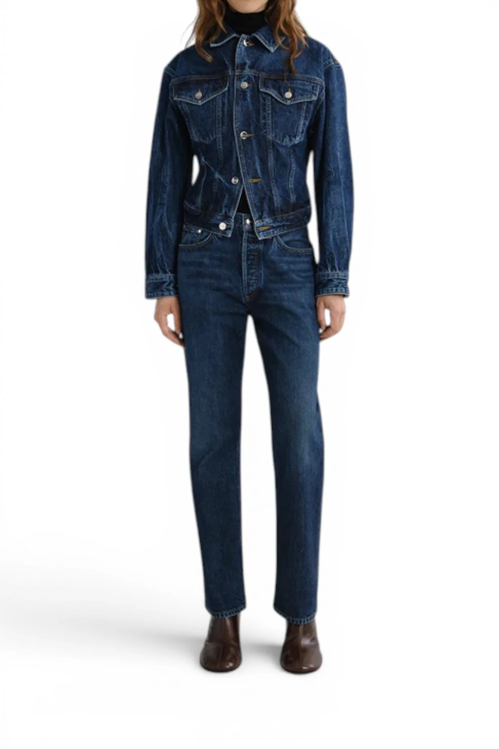 Agolde Straight-Leg Lana Jean In Covell