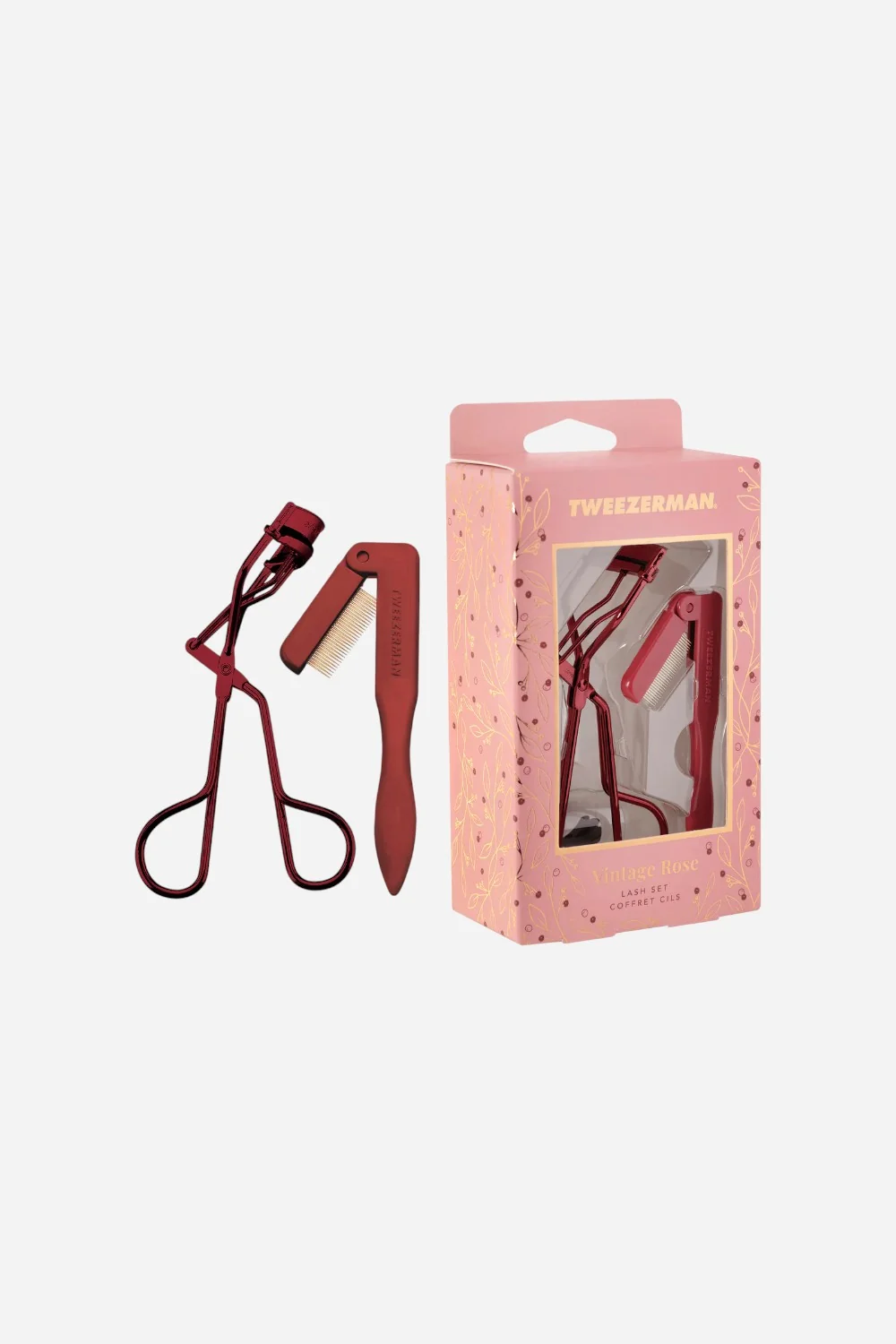 Tweezerman Vintage Rose Lash Gift Set