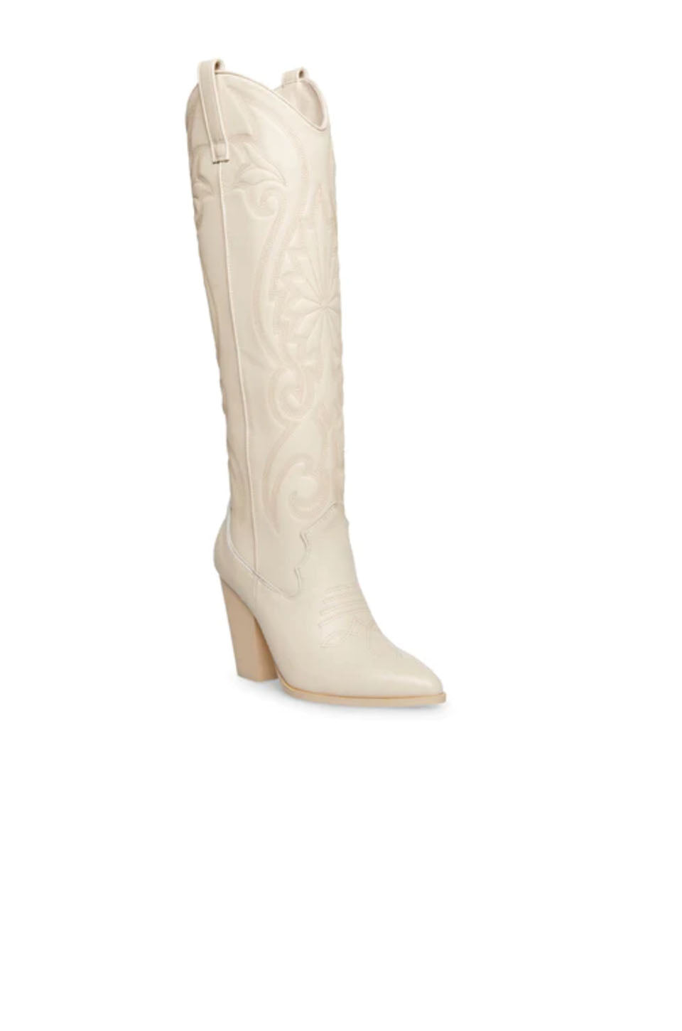 Steve Madden Lasso Boots In Bone Leather - Image 3