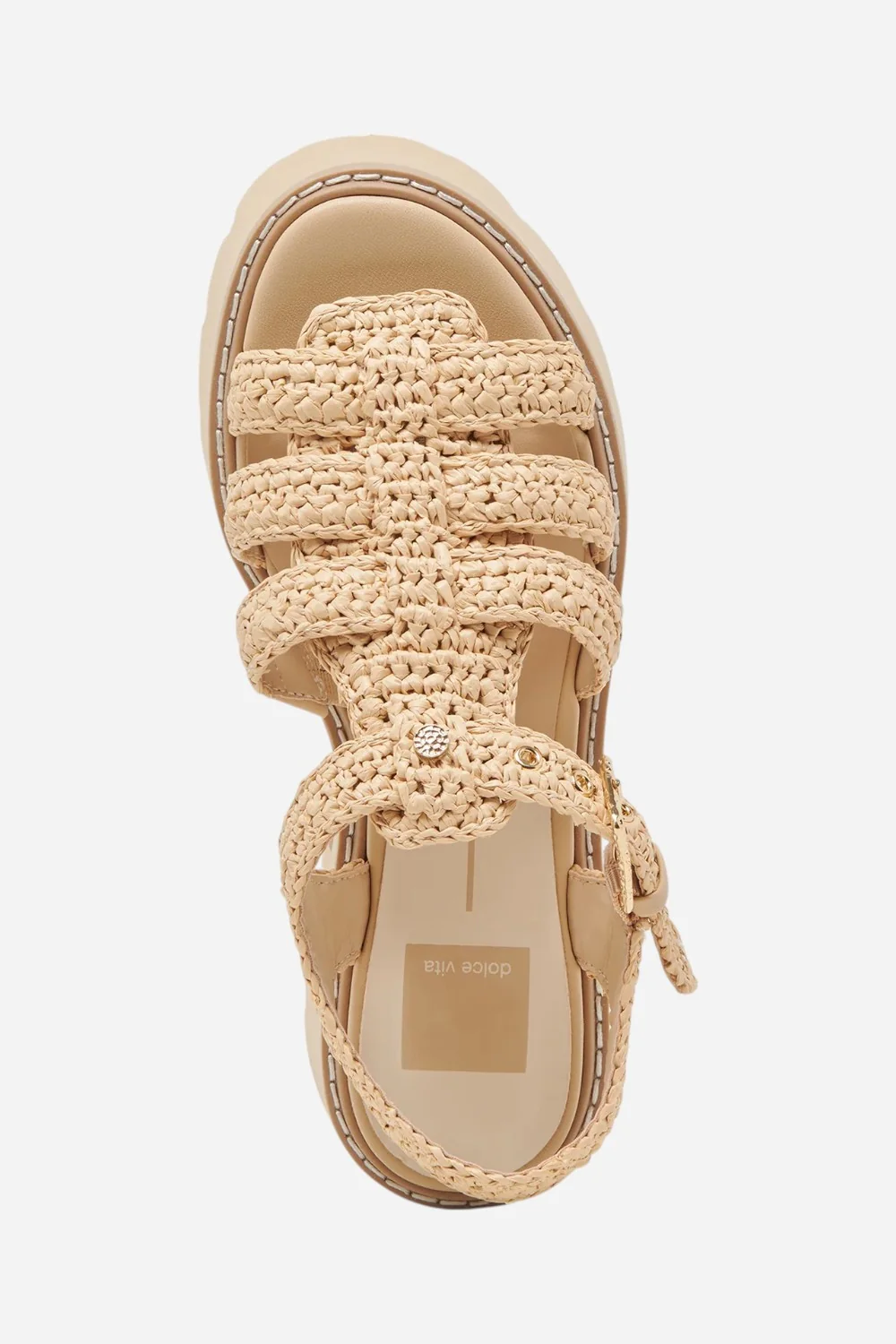 Dolce Vita Latice Sandals in LT Natural Knit - Image 8