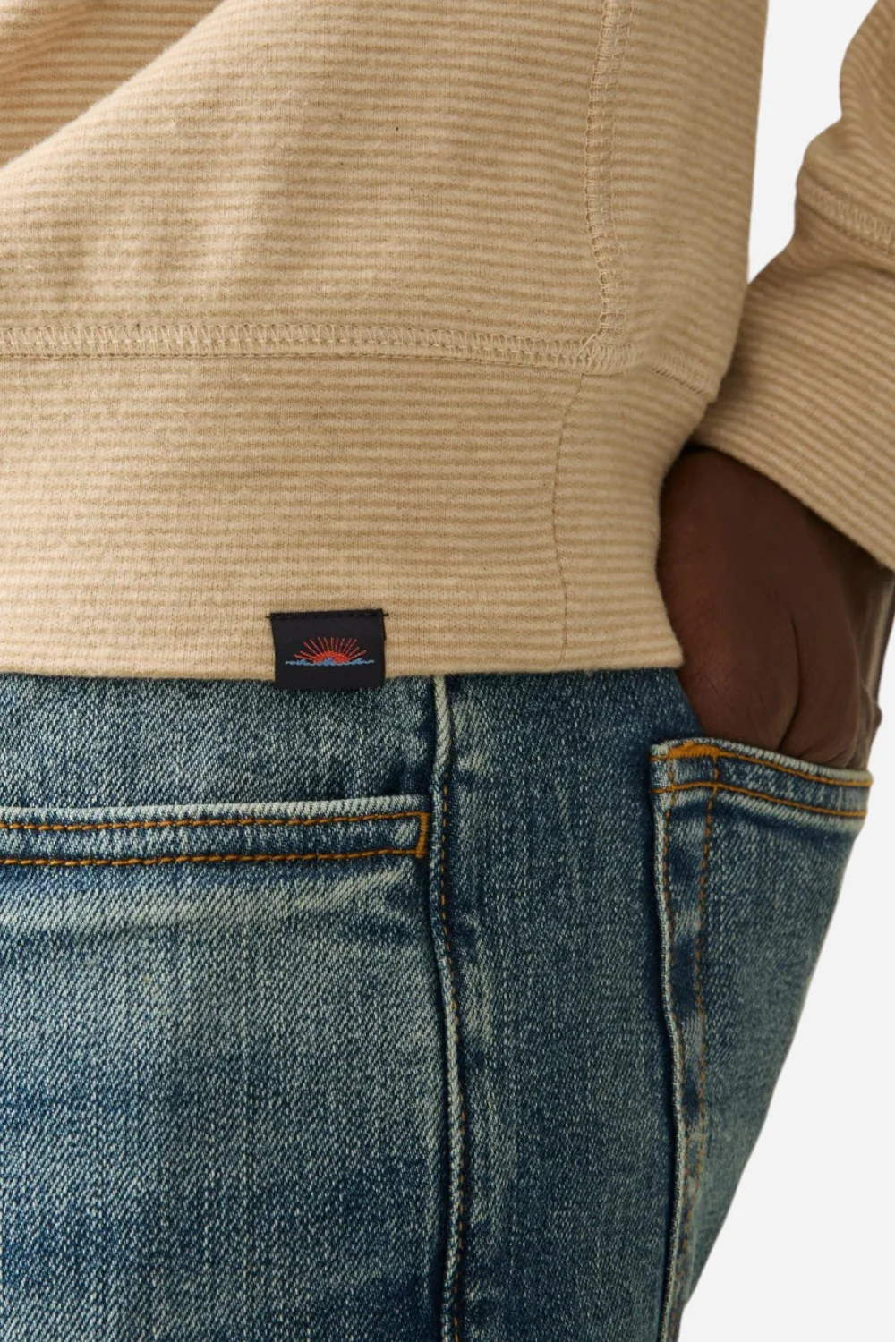 Faherty Legend Sweater Crew Toasty Tundra - Image 2