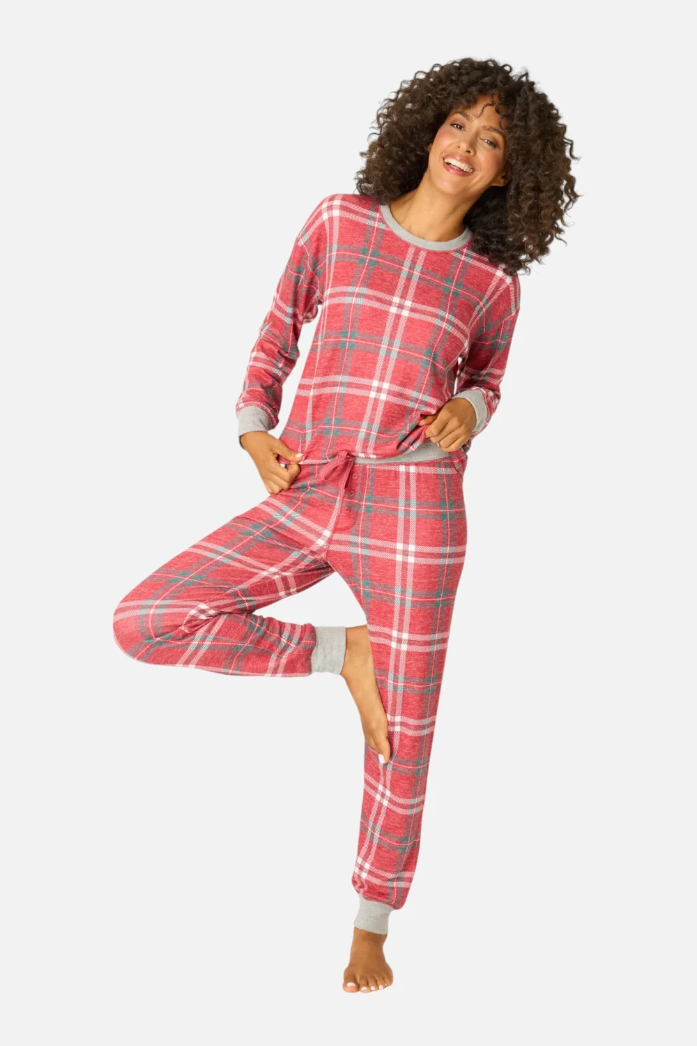 PJ Salvage Let's Get Toasty Pant in Red Samba - Image 3