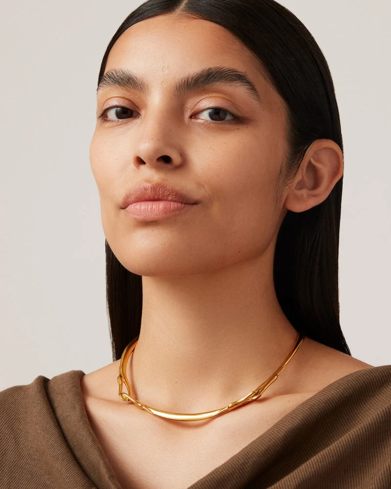 Jenny Bird Lisieux Collar Necklace in Gold - Image 2