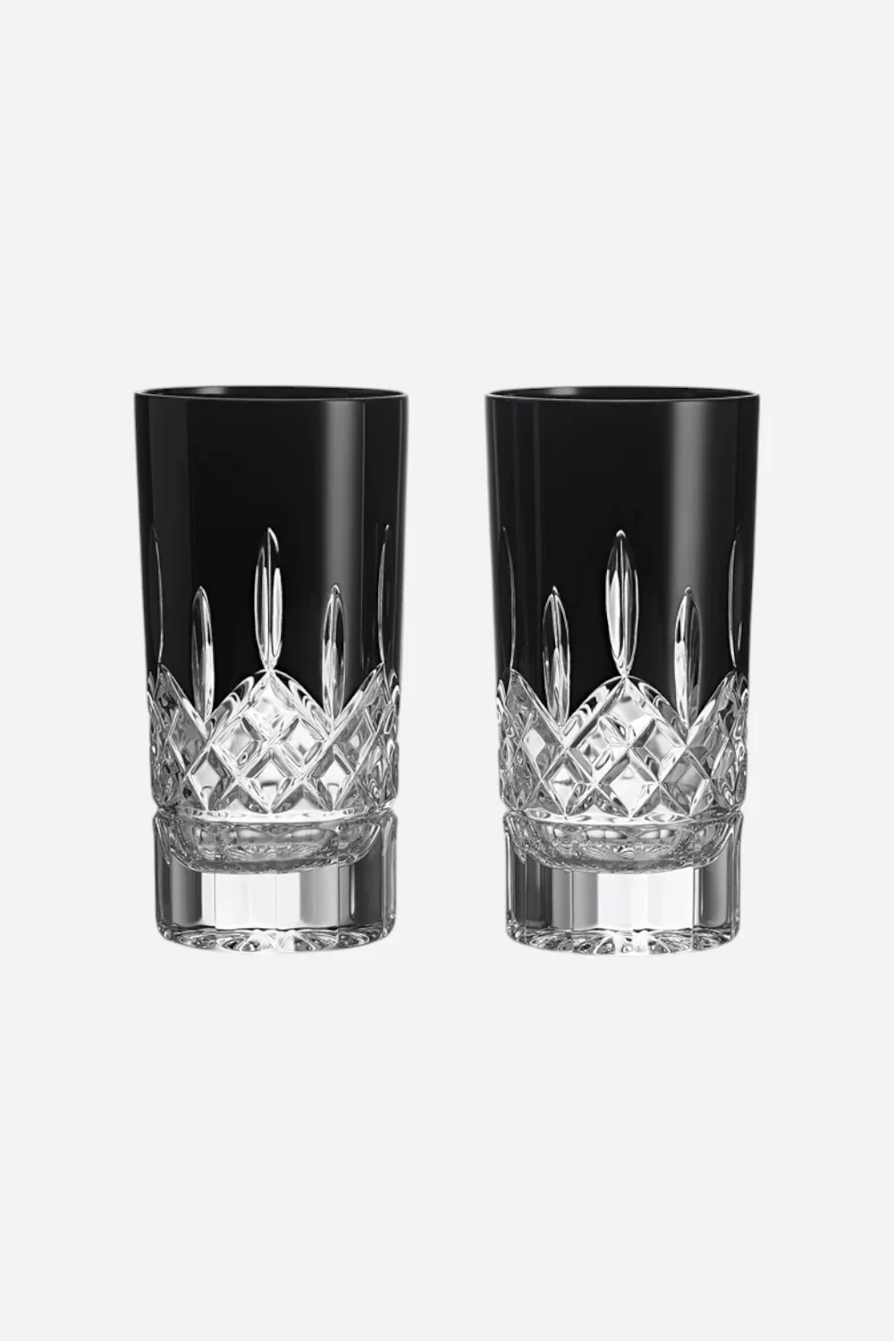 Waterford Lismore Black Highball 11oz - Set of 2