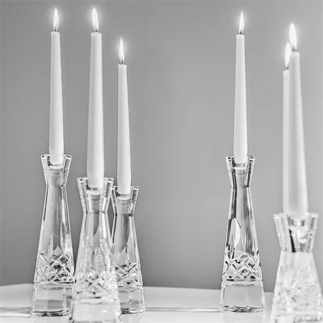 Waterford Lismore Round Candlestick 8", Set of 2 - Image 2