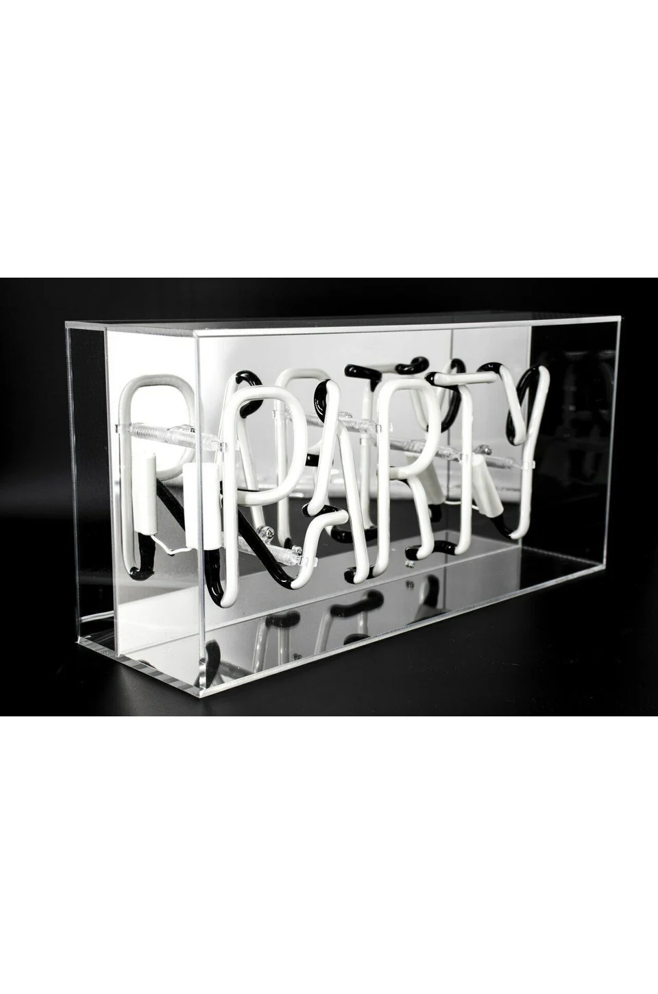 Locomocean 'Party' Acrylic Box Neon Light In Blue - Image 2