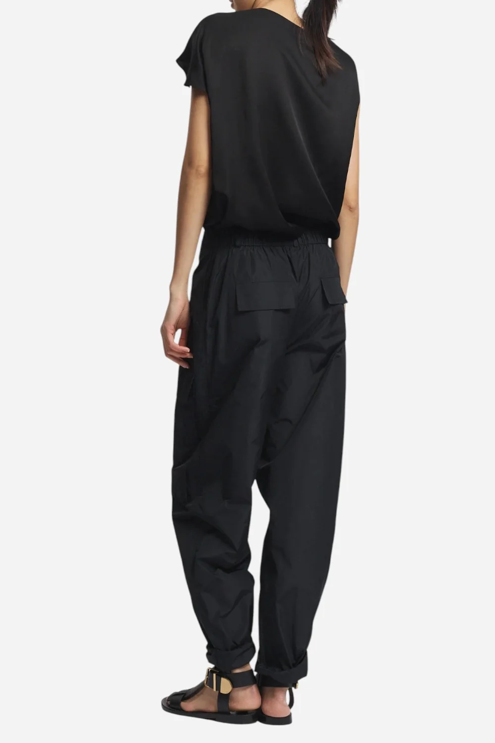 Saint Art Lola Tie Blouse Black - Image 6
