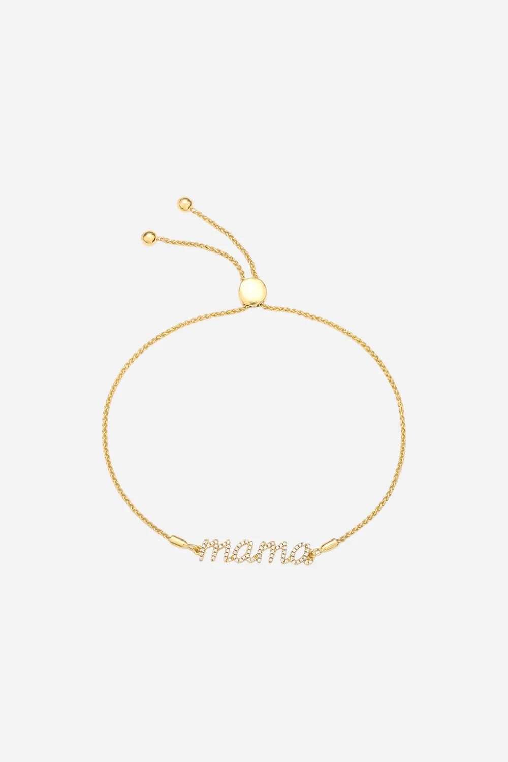 Ella Stein Love You Mama Bolo Bracelet in Gold