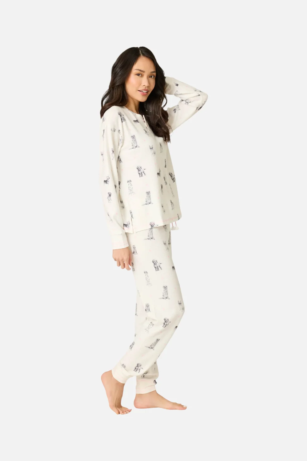 PJ Salvage Long Sleeve Dog Is My Valentine Top - Image 2