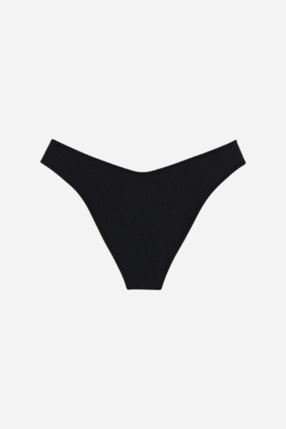 Montce Black Rib Lulu Bikini Bottom - Image 2