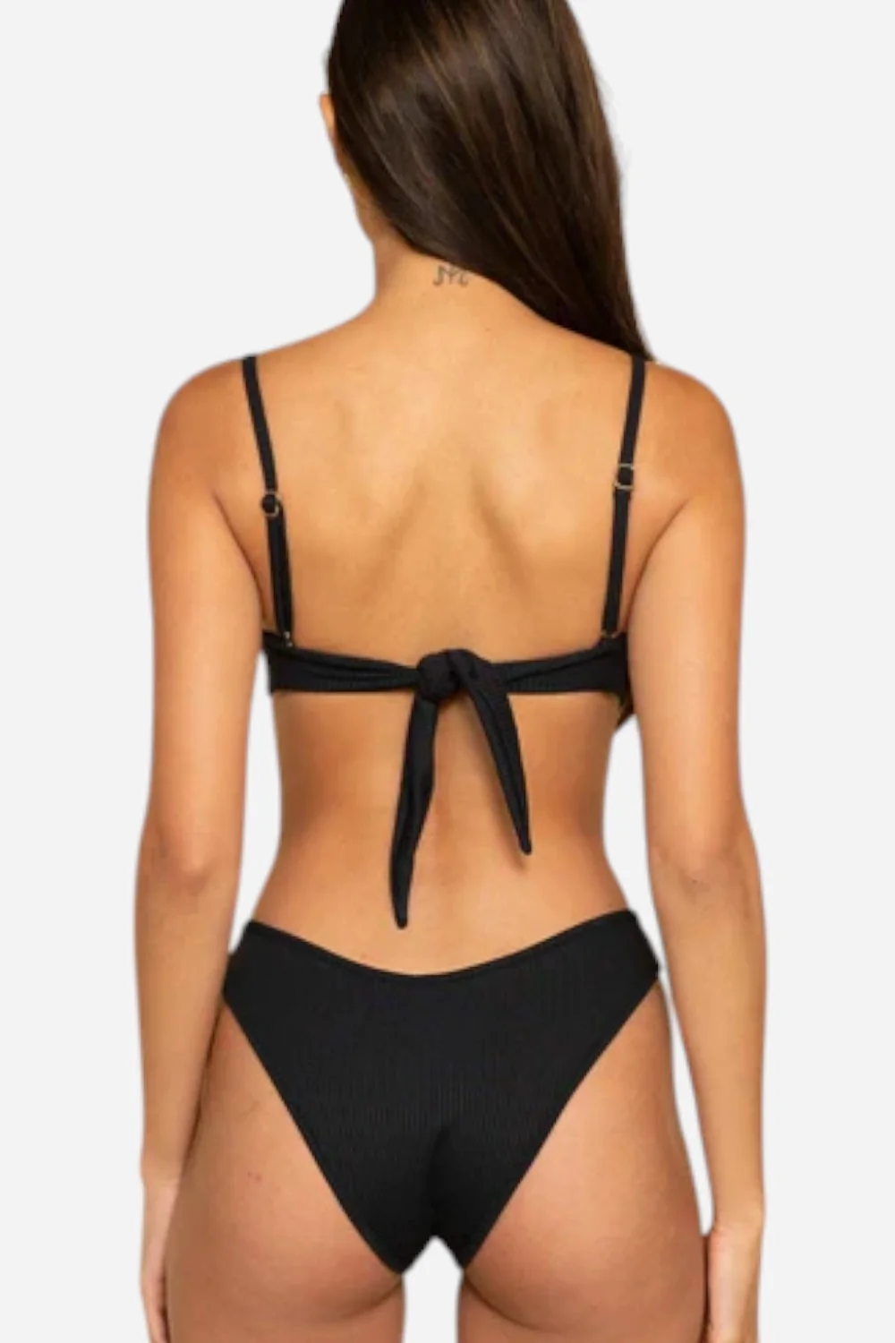 Montce Black Rib Lulu Bikini Bottom - Image 5