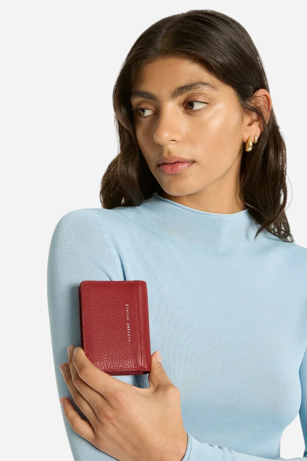 Status Anxiety Lumen Wallet in Rouge - Image 6