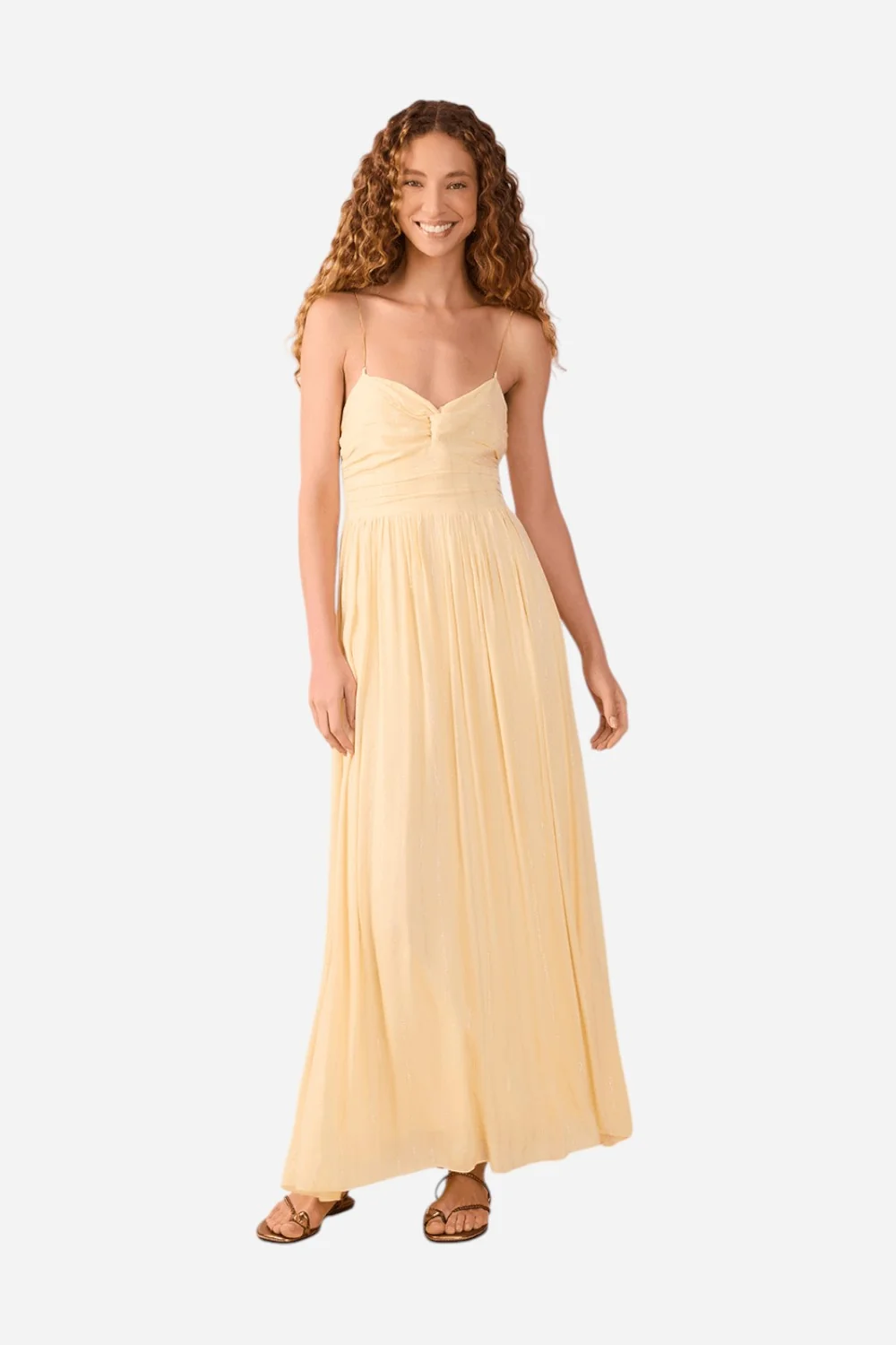 Dress To Lurex Cropped Dress with Metal Straps