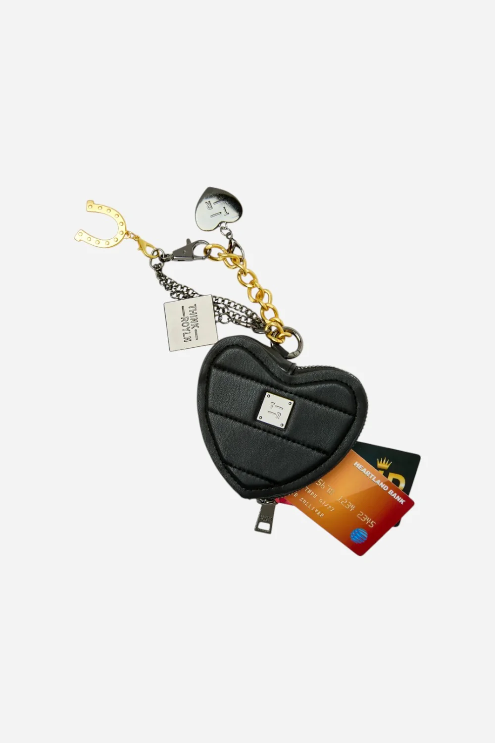 Think Royln Luxe Heart Pouch with Love Charm - Image 2