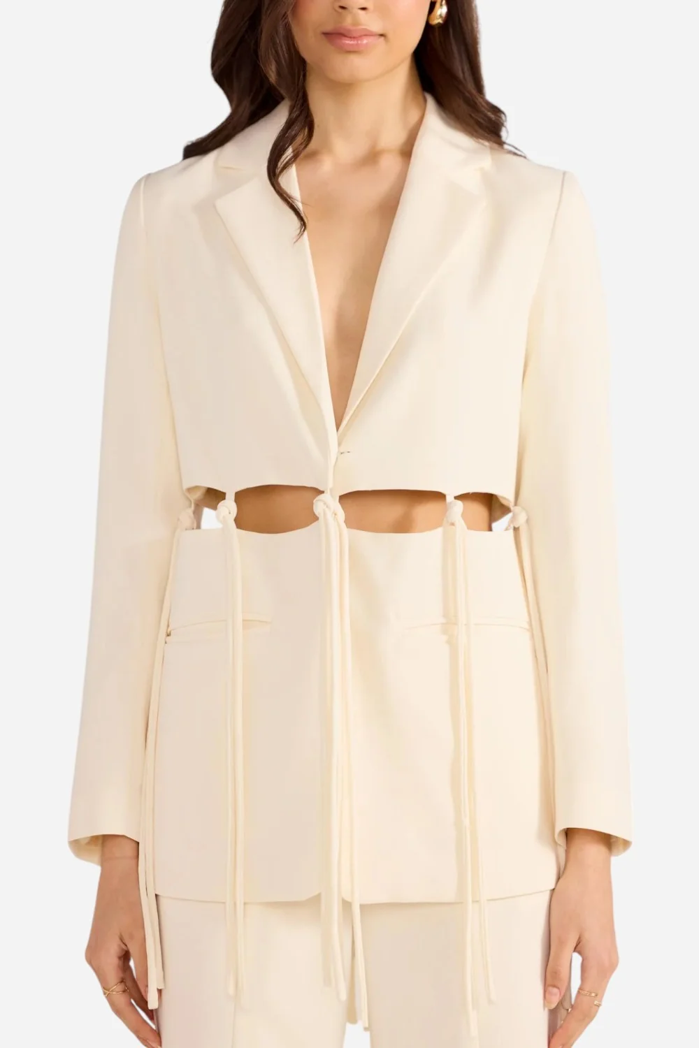 MINKPINK Maeve Tie Blazer - Image 4