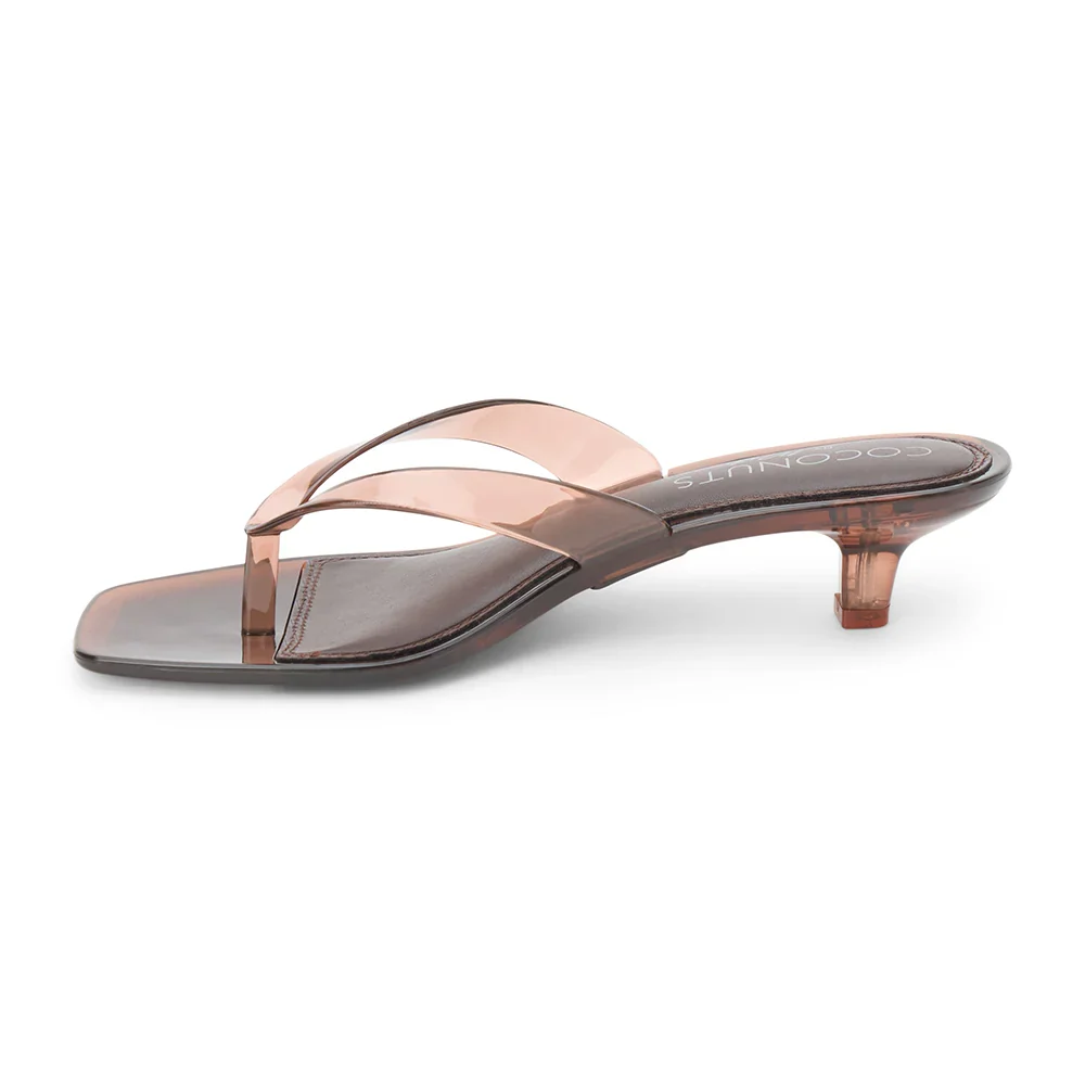 Matisse Margo Jelly Heeled Sandal in Brown - Image 5
