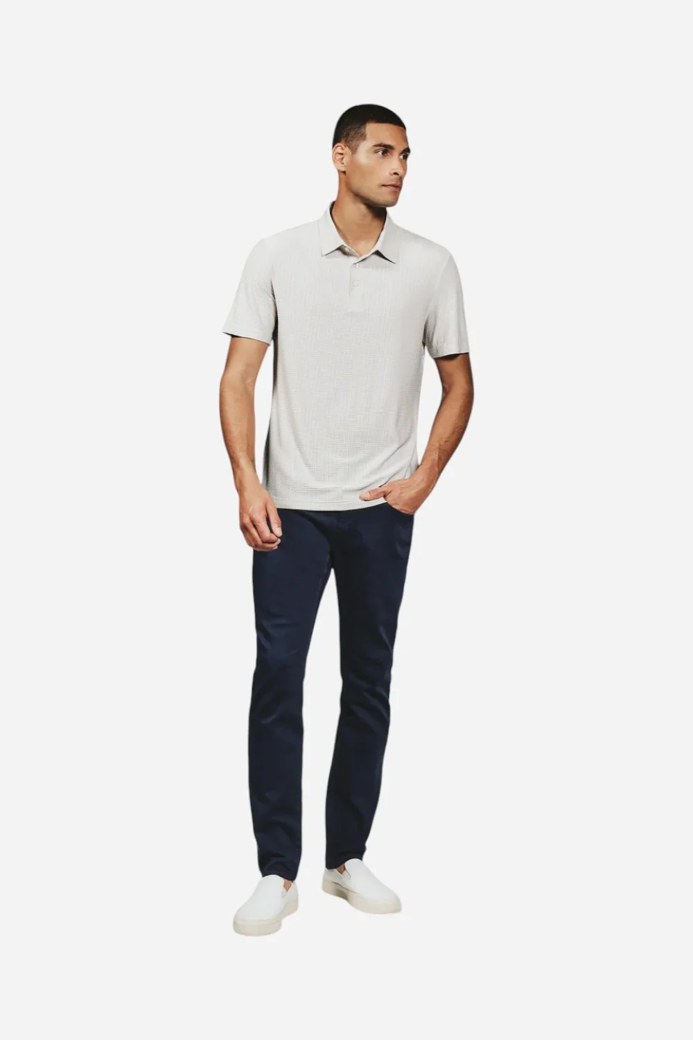 7 Diamonds Marlowe Polo in Natural - Image 4