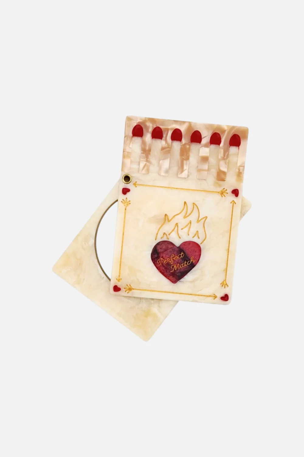 Solar Eclipse Matchbox Compact Mirror - Image 2