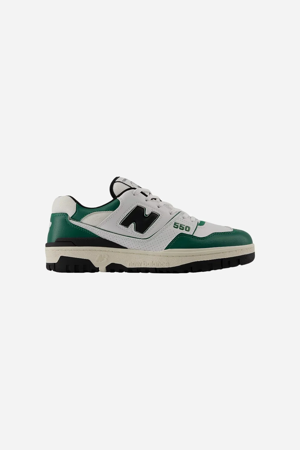 Men's New Balance 550 Golf SL in White with Green