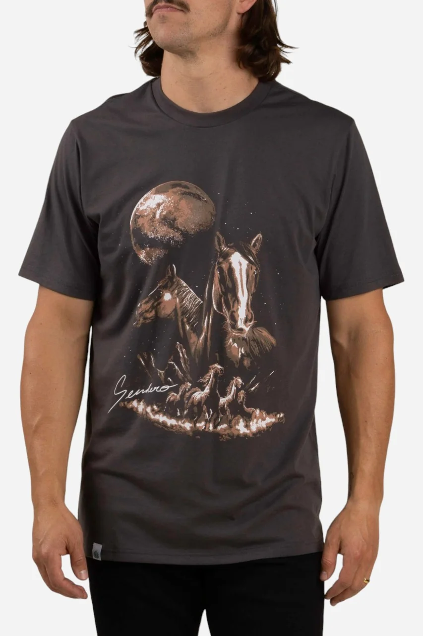 Sendero Midnight Riders T-Shirt Black - Image 2