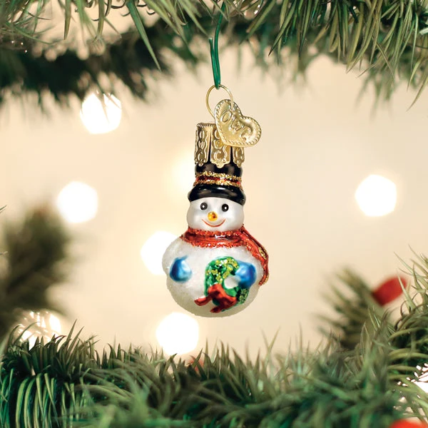 Old World Christmas Mini Snowman Ornament - Image 4