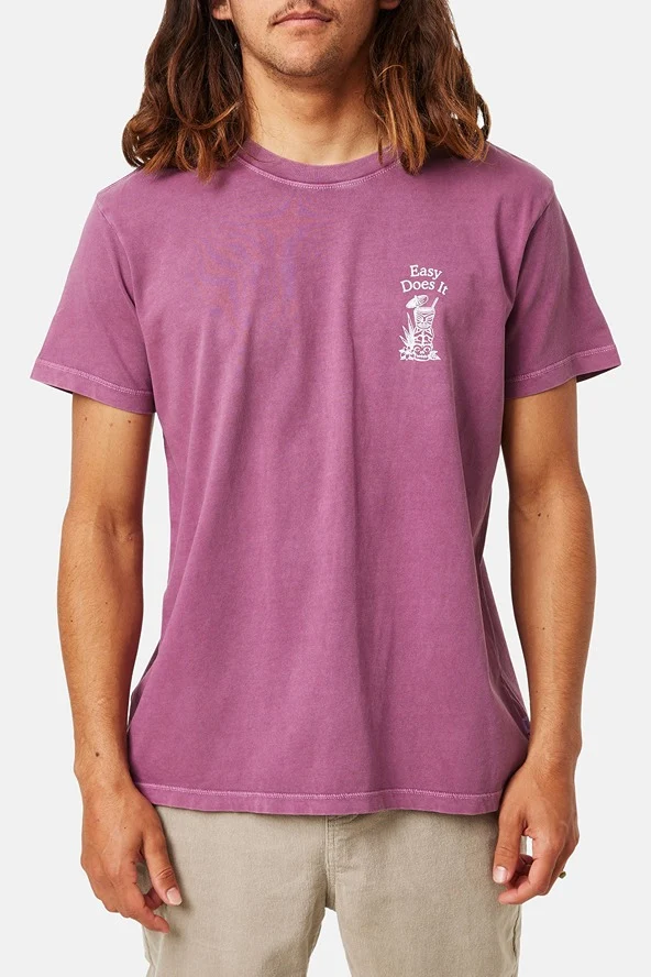 Katin Mixer Tee in Kelp Red Mineral - Image 2