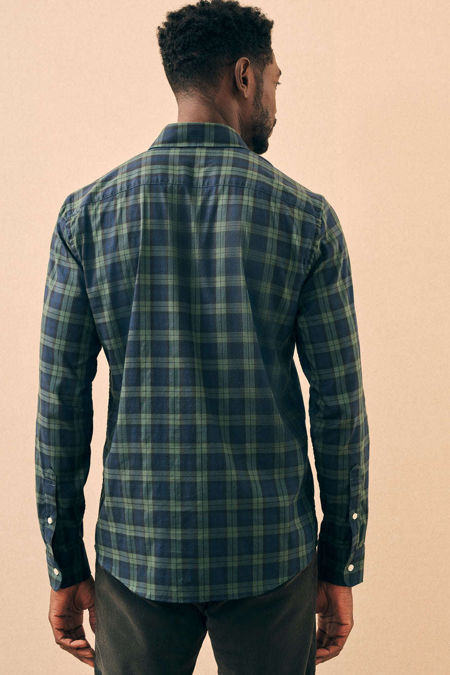 Faherty The Movement™ Shirt in Blackwatch Plaid - Image 4