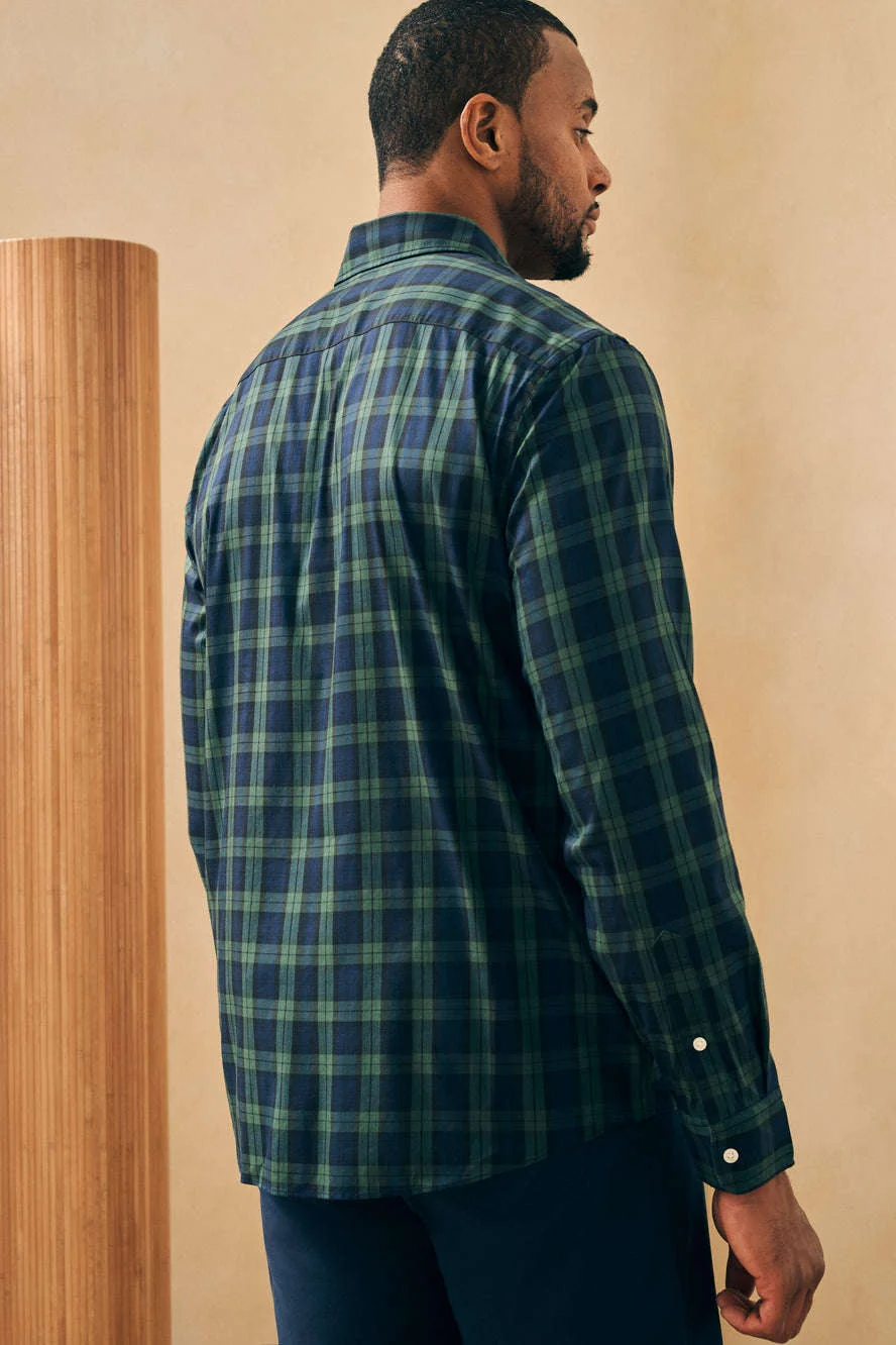 Faherty The Movement™ Shirt in Blackwatch Plaid - Image 8