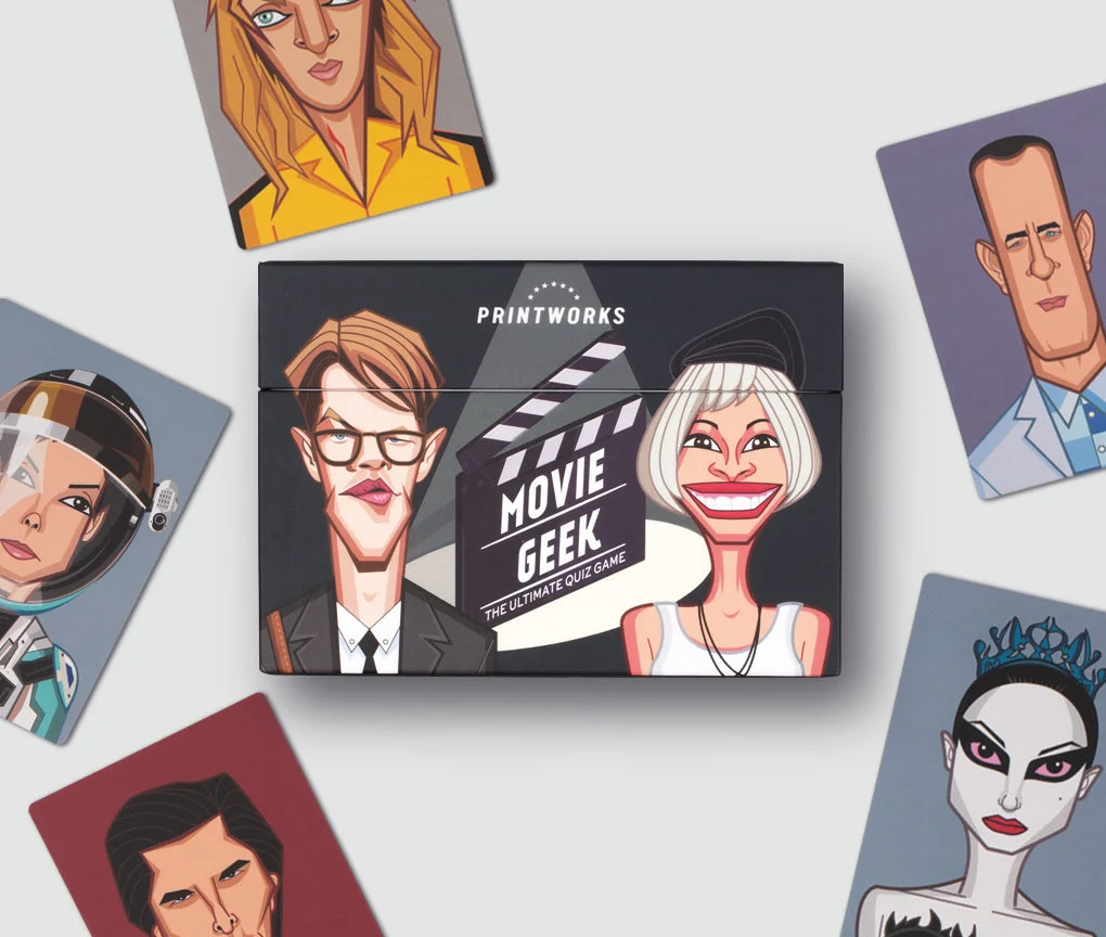 Printworks Movie Geek Trivia Game - Image 2