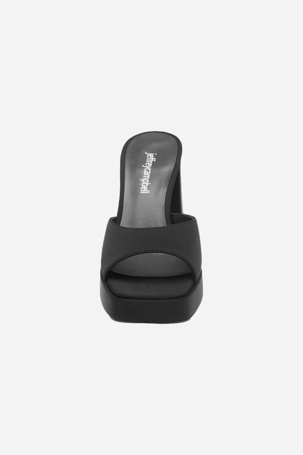 Jeffrey Campbell Ninety Platform Mule Black Neoprene - Image 3