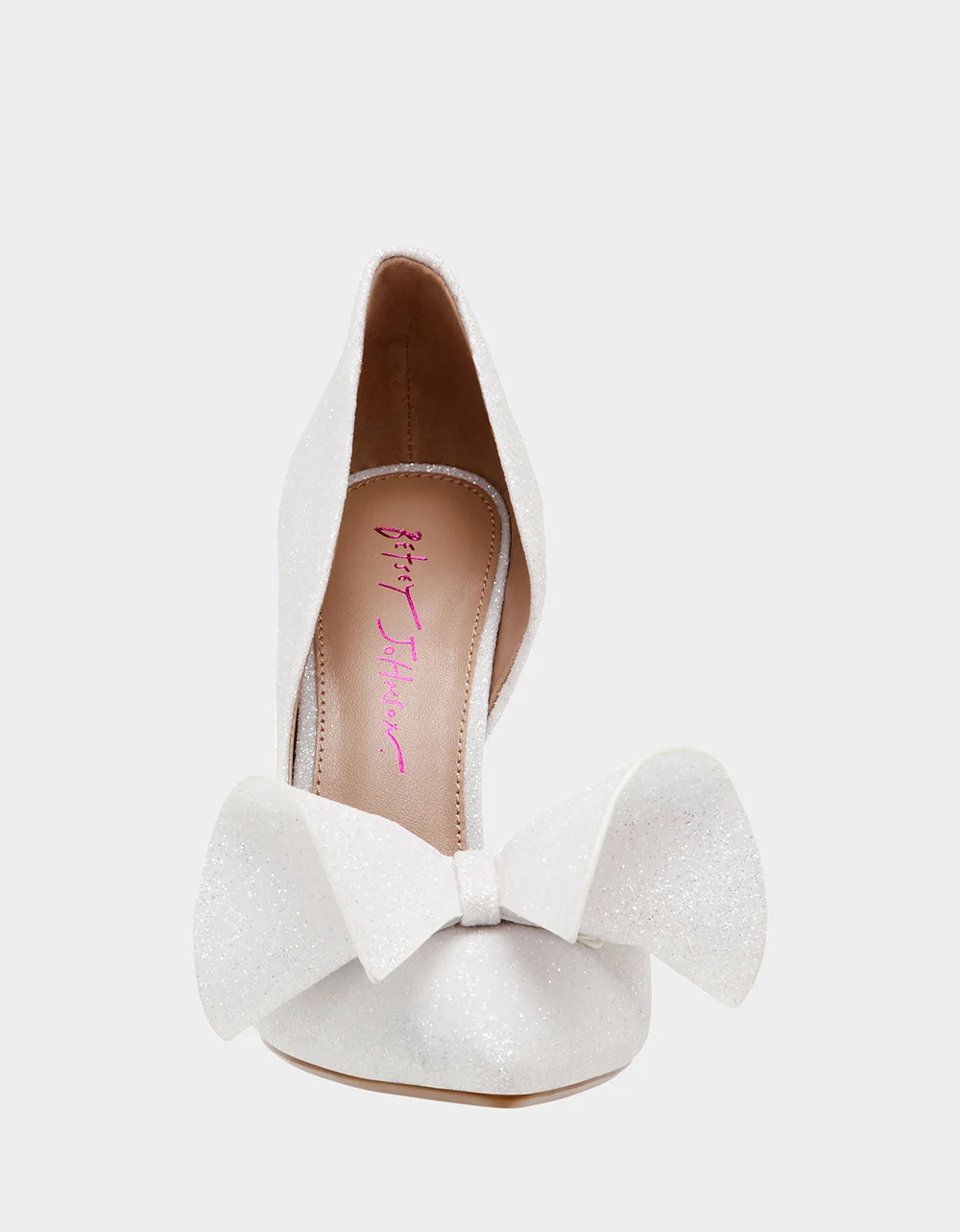 Betsey Johnson Nobble Bow Heel in Ivory - Image 3