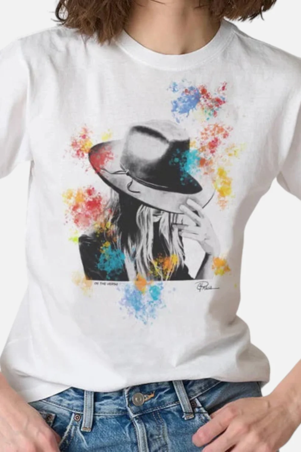 Cpress On The Verge Mushie Tee in Worn White