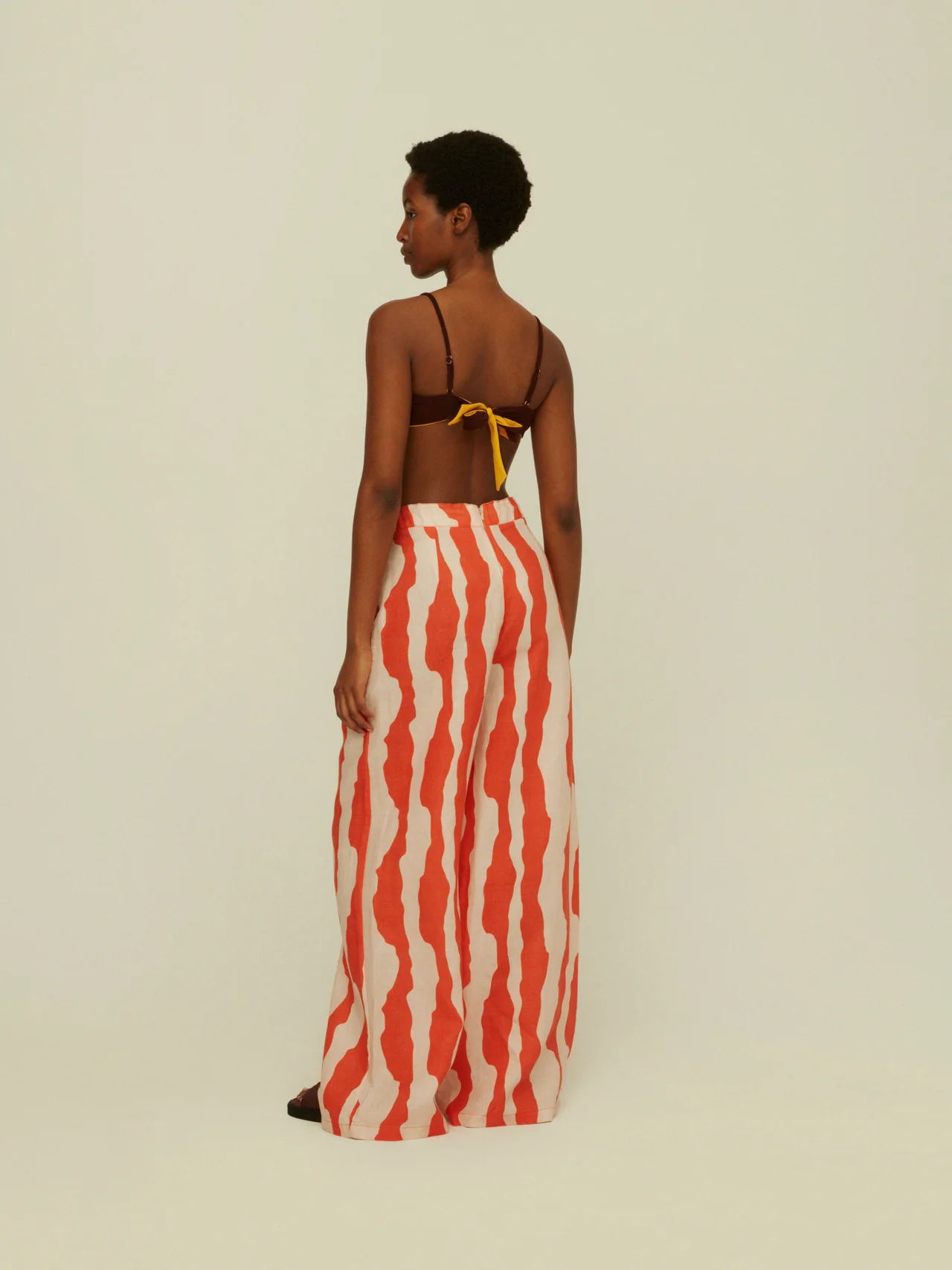 OAS Orange Calima Mojave Linen Trousers - Image 6