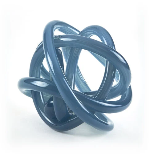 Tizo Hand Blown Glass in Smoke Blue