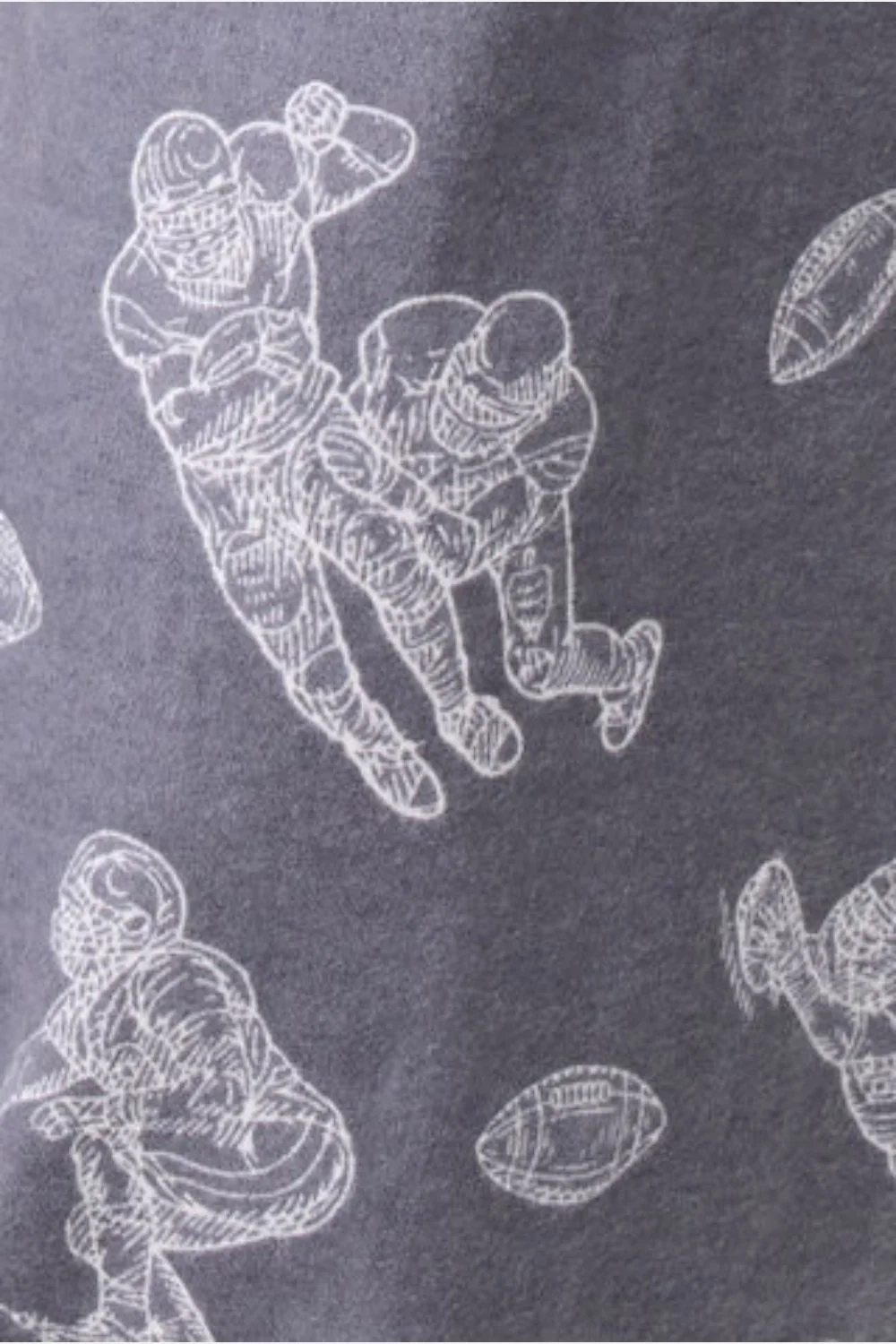 PJ Salvage Game Day Flannel Pants Charcoal - Image 6