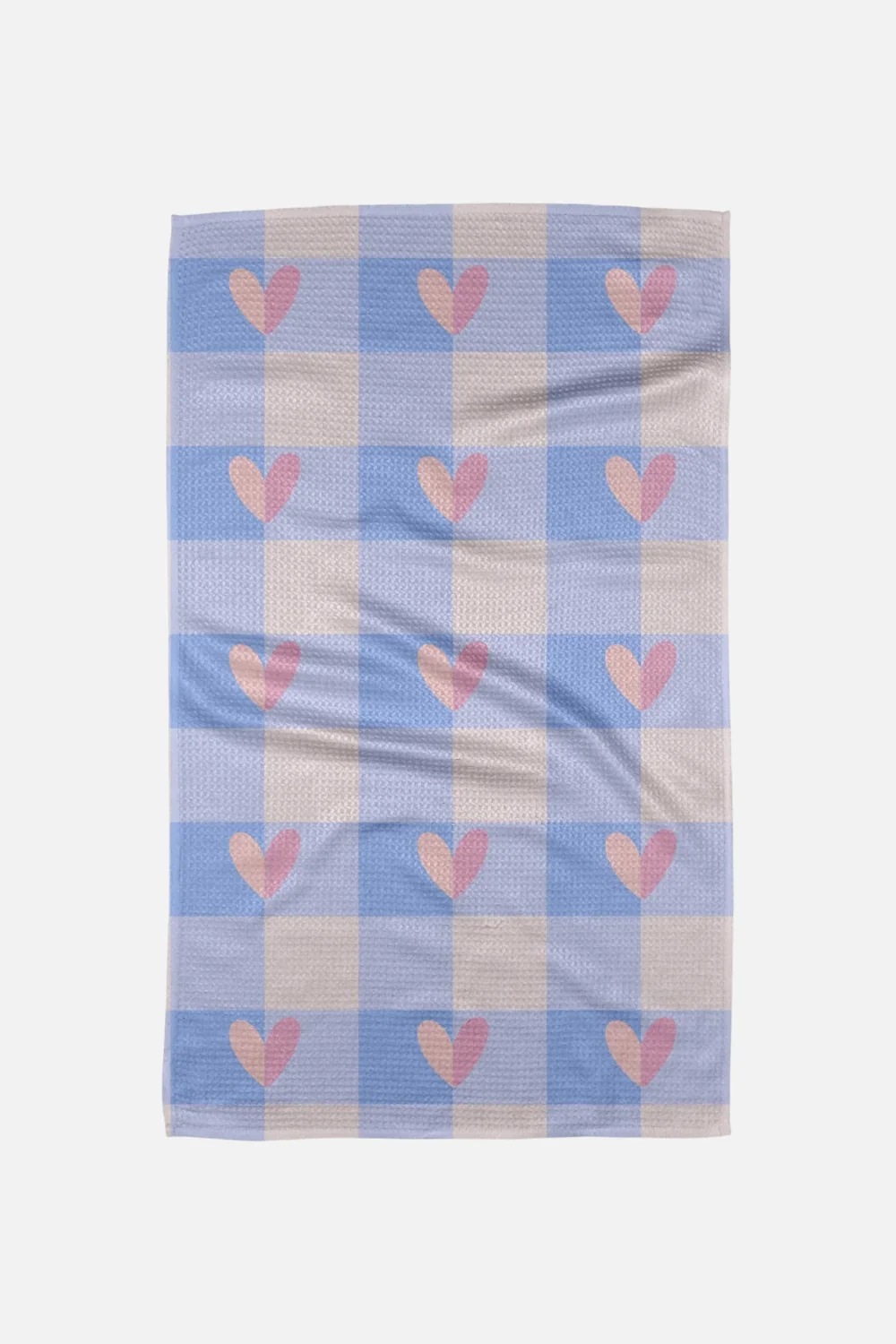Geometry Towels Pastel Picnic Hearts Tea Towel