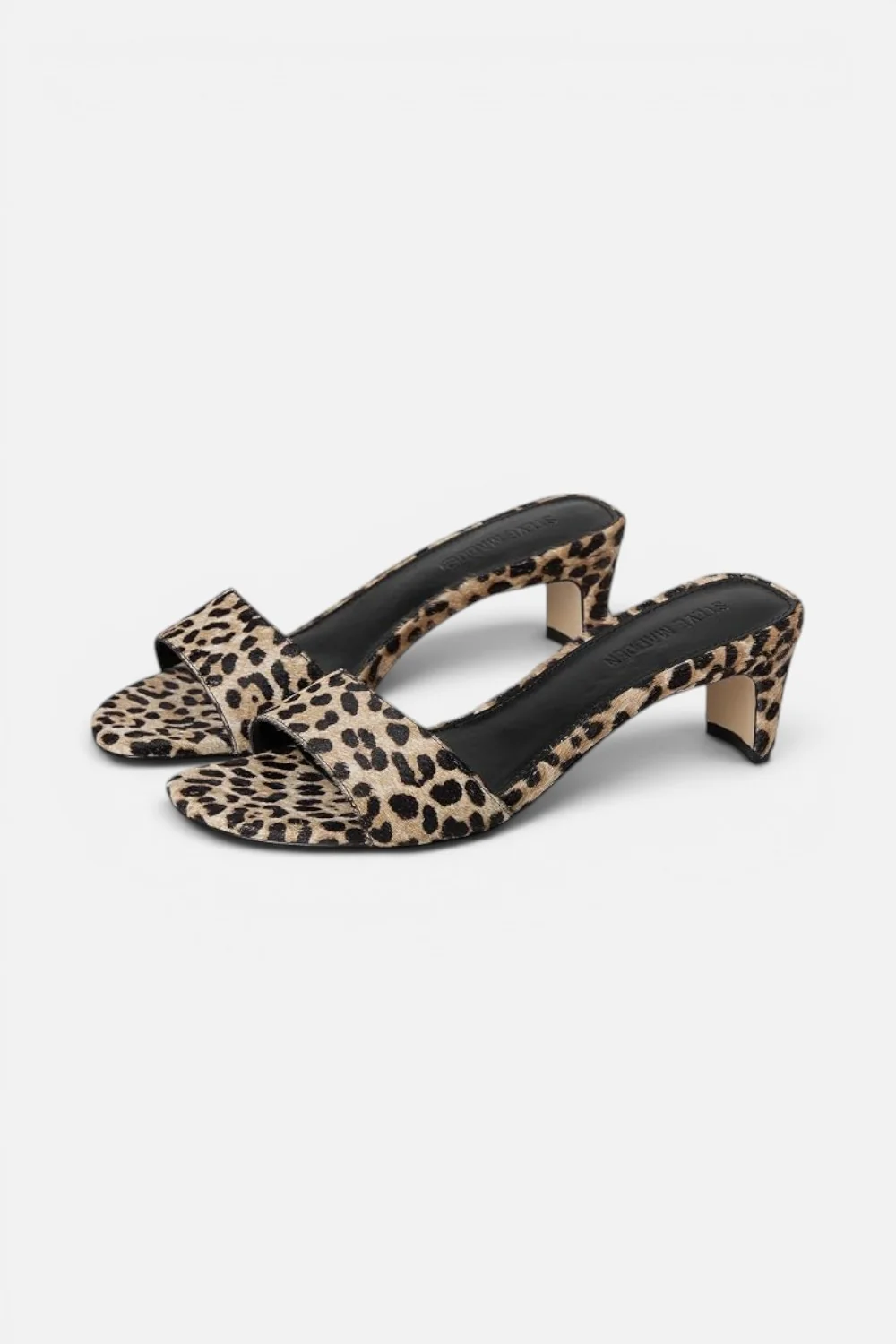 Steve Madden Patsy Heeled Sandal in Leopard