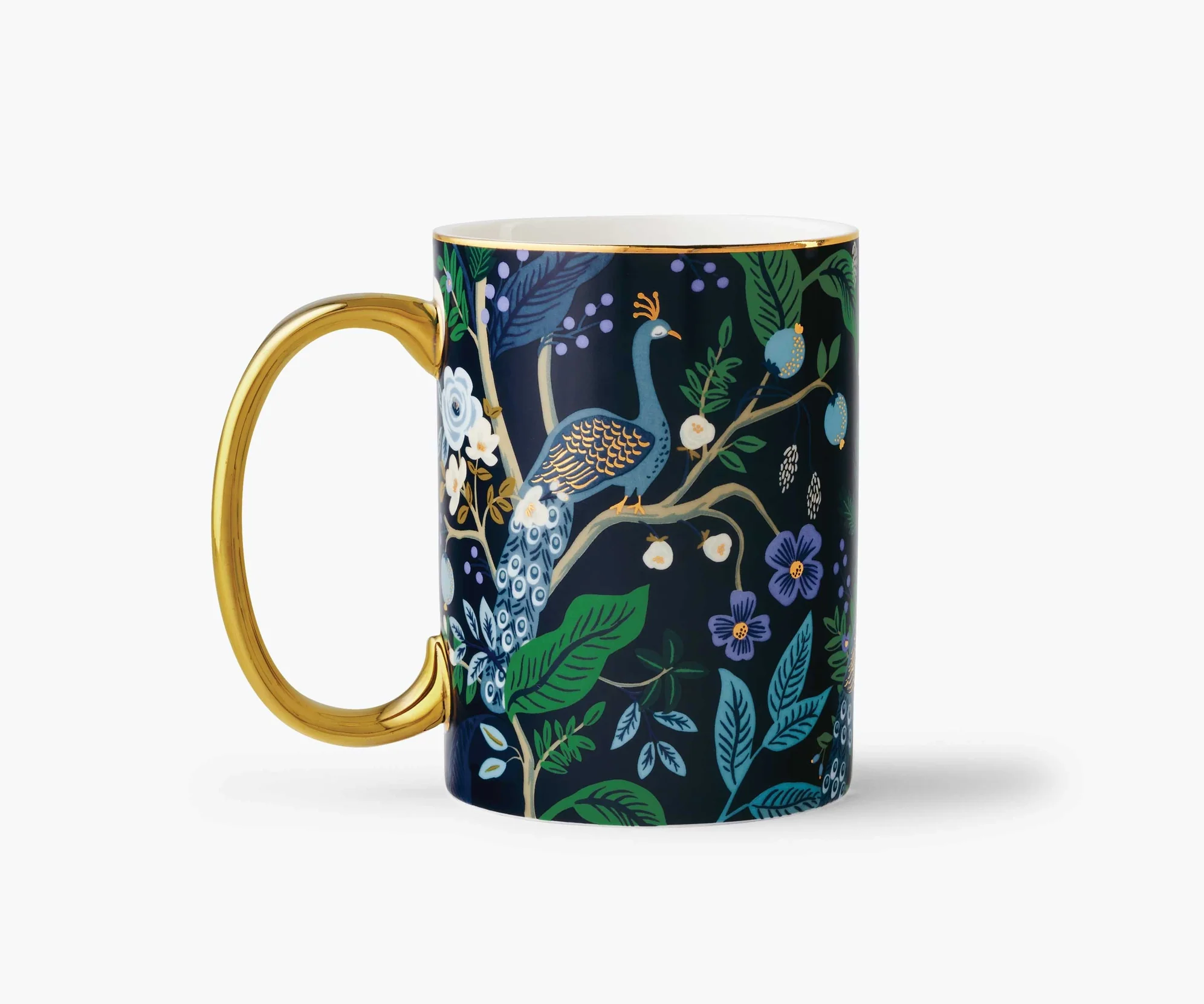 Rifle Paper Peacock Procelain Mug - Image 2