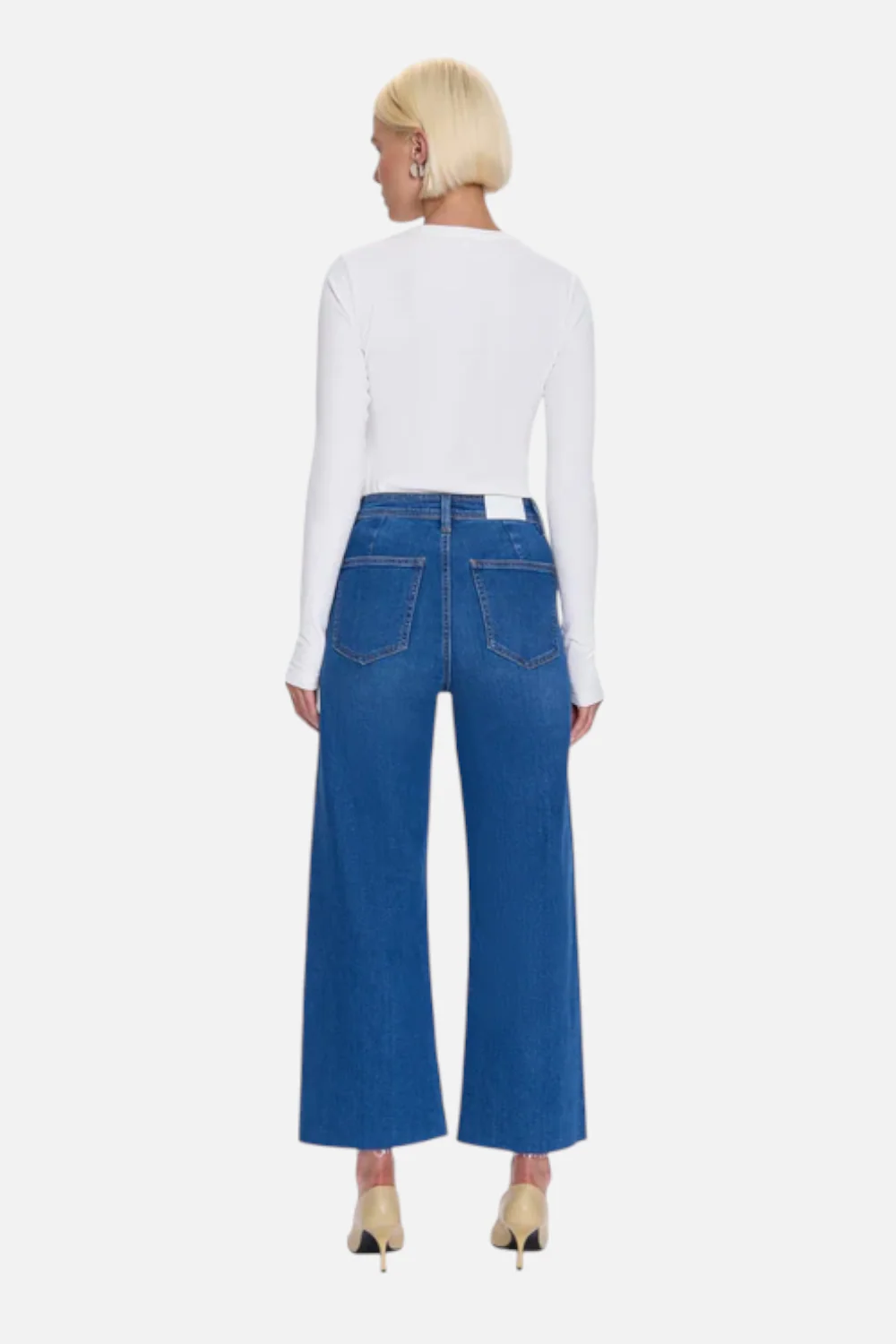 Pistola Women's Penny High Rise Wide Leg in Rooftop - Image 3