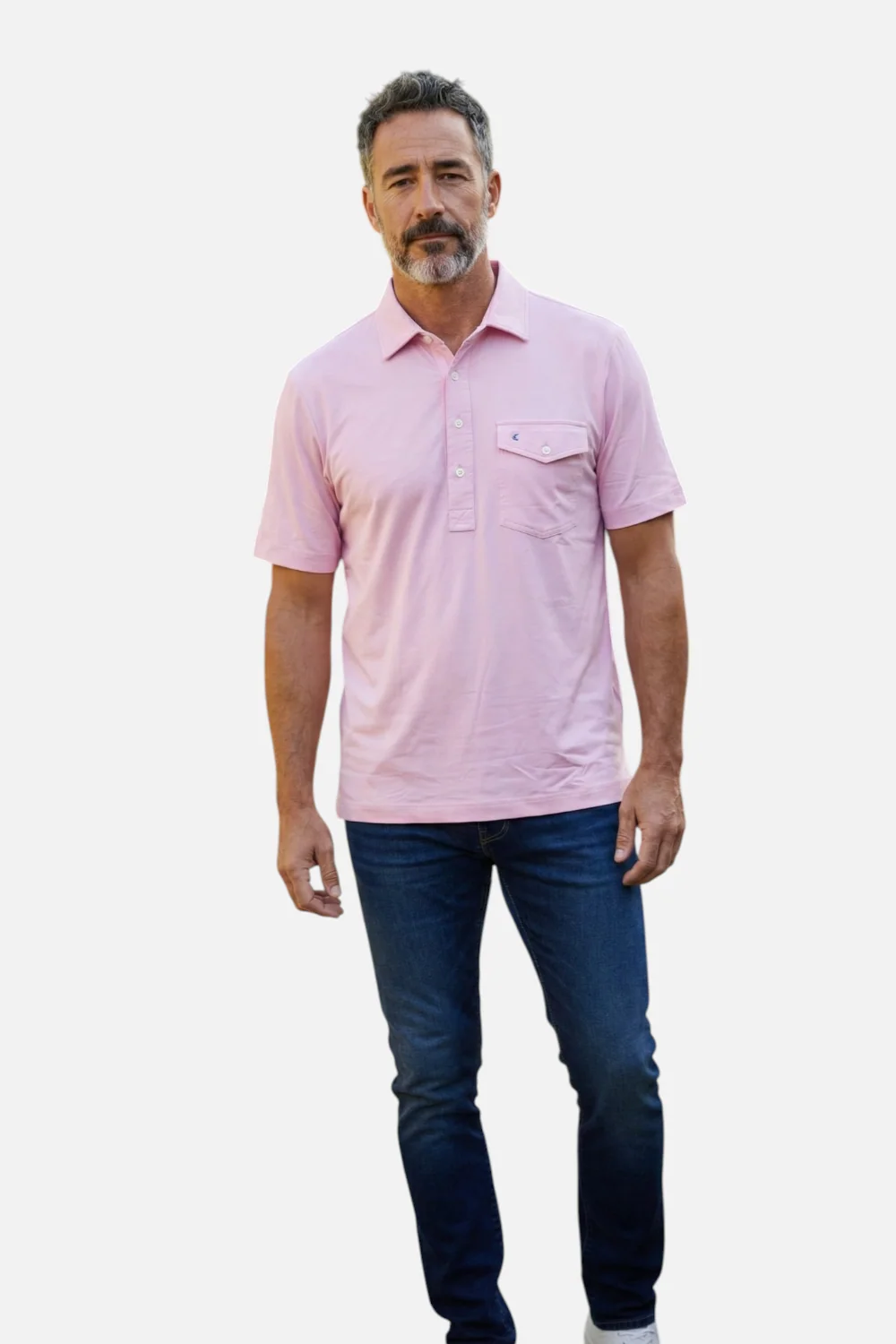 Criquet Men's Performance Sport Players Shirt in Frose
