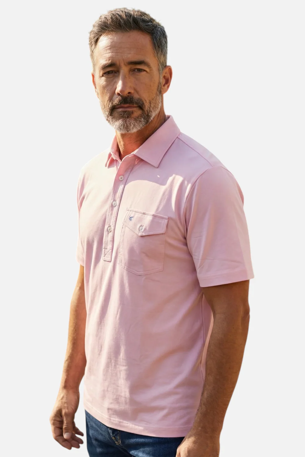 Criquet Men's Performance Sport Players Shirt in Frose - Image 2