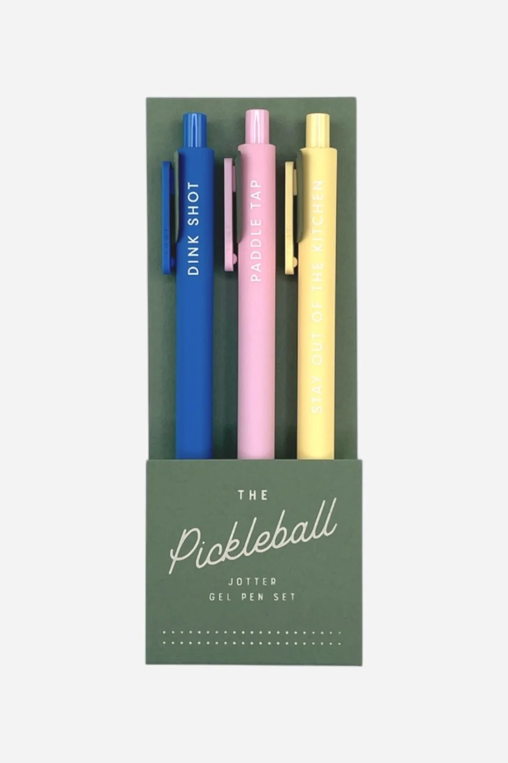 Ruff House Print Shop Pickleball Jotter Gel Pen Set of 3