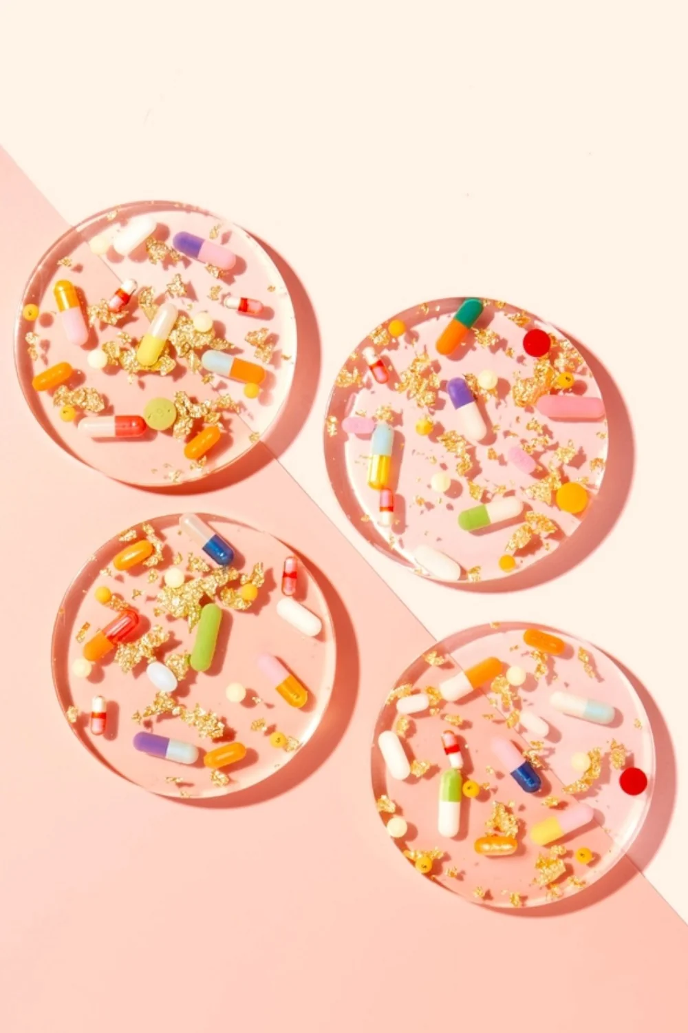 Tart by Taylor Pills + Gold Coasters - Set of 4 - Image 3