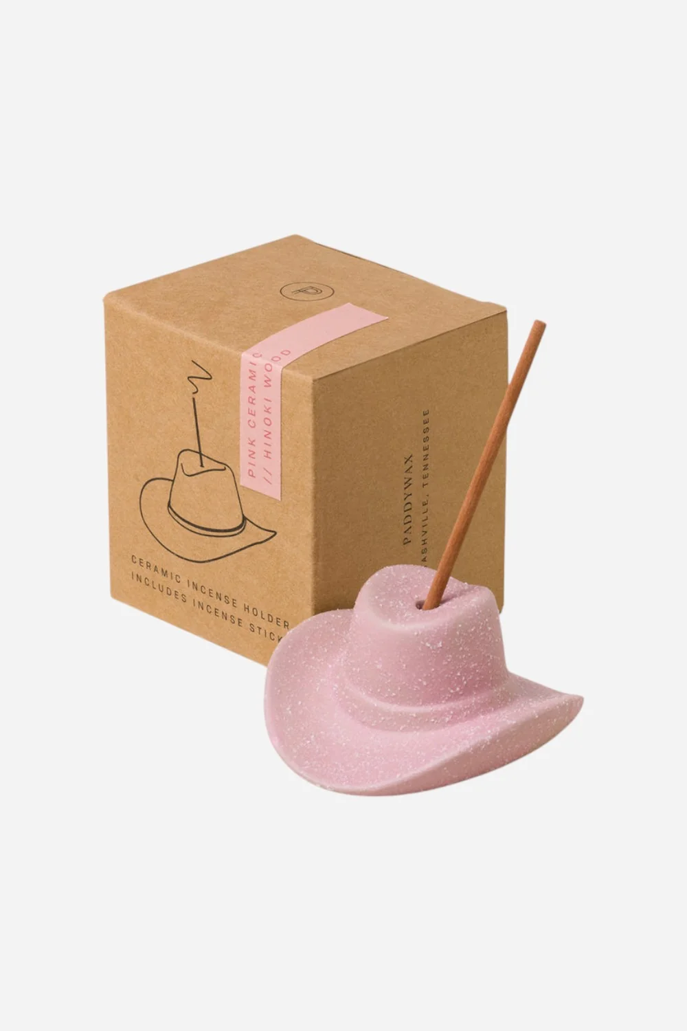 Cowboy Hat Incense Holder in Pink